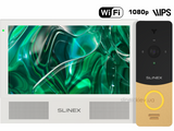 Комплект відеодомофону Slinex Sonik 7 AI white + ML-20HD gold_black