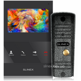 Комплект відеодомофону Slinex SQ-04M black + ML-16HR silver