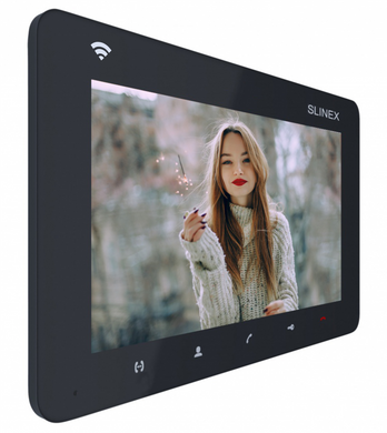 Комплект видеодомофона Slinex SM-07N Cloud Graphit + Solo FHD Graphit