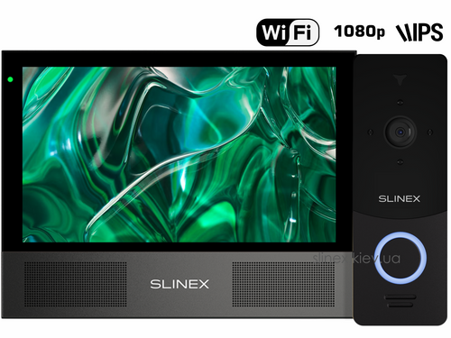 Комплект видеодомофона Slinex Sonik 7 Cloud black + ML-20HD black