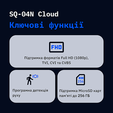 Комплект відеодомофону Slinex SQ-04N Cloud black + Solo FHD Graphit