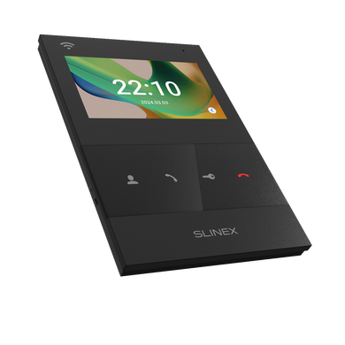 Комплект відеодомофону Slinex SQ-04N Cloud black + Solo FHD Graphit