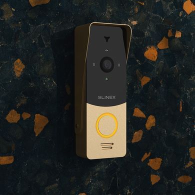 Комплект відеодомофону Slinex SM-07MHD grafit + ML-20HD gold_black